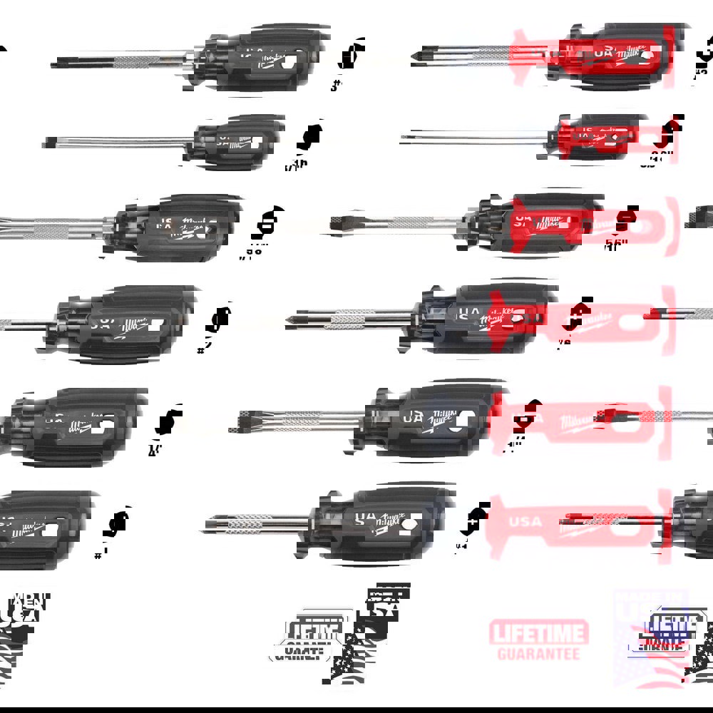 6-Piece Cushion Grip Screwdriver Set